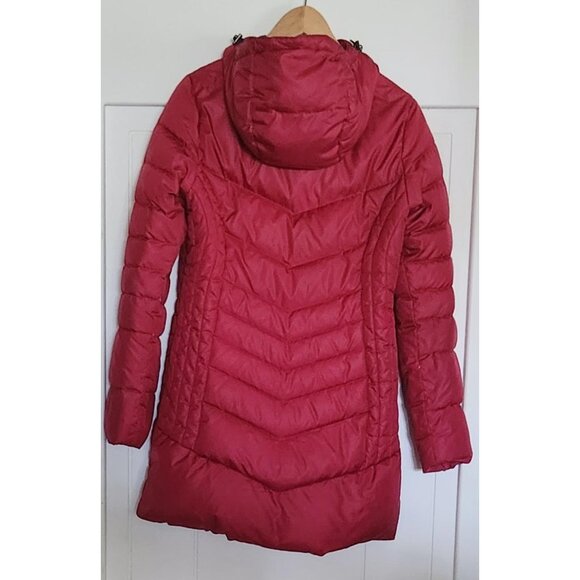 Lolë Claudia Duck Down Puffer Jacket With Hood size M in Red - Picture 2 of 10